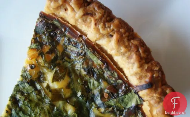 Quiche Cu Brânză De Capră, Praz Și Spanac