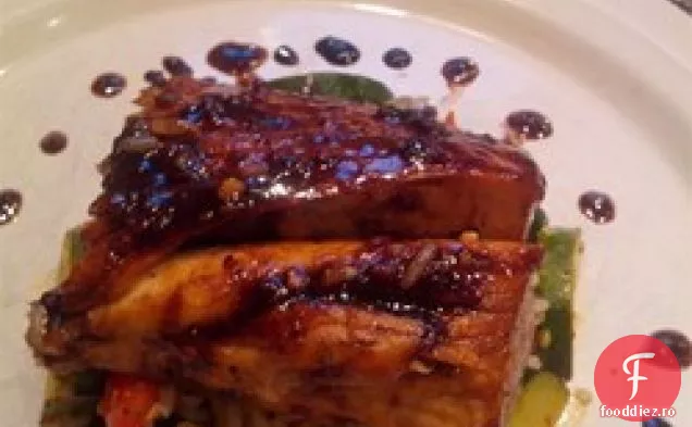 Ghimbir-Glazurate Mahi Mahi