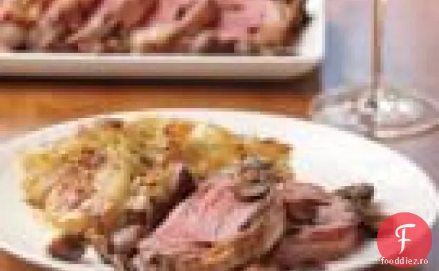 Gratin de cartofi-praz