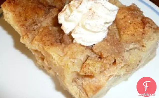 Budincă de pâine condimentată cu Apple Chai