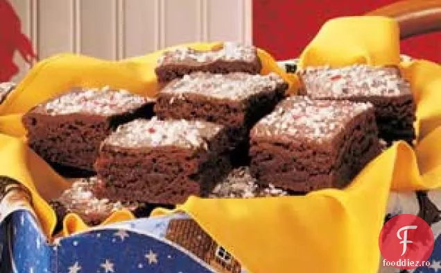 Brownie-uri cu mentă