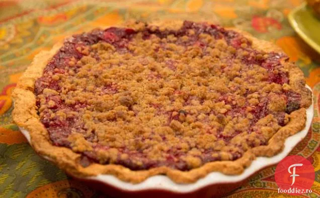Tarta Crumble cu Zmeura
