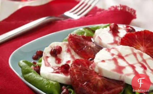 Salata Caprese cu portocale sangvine