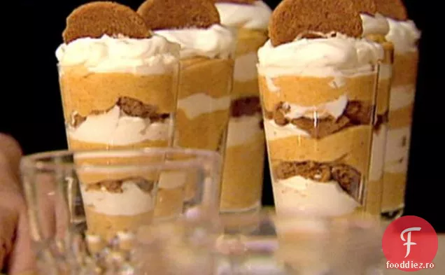Parfaits cu mousse de dovleac