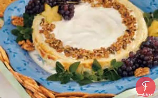 Cheesecake cu brânză albastră și nuci