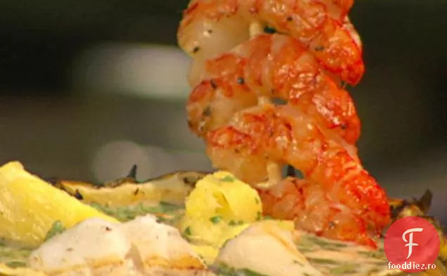 Boluri cu fructe de mare cu ananas