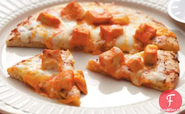Pizza individuală cu pui în stil bivoliță