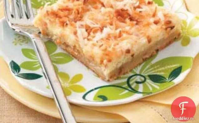 Desert Cheesecake cu nucă de cocos și lămâie