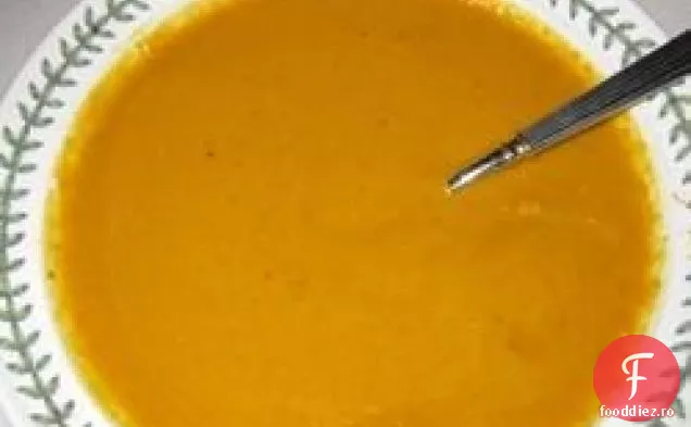 Bisque de morcovi afumat