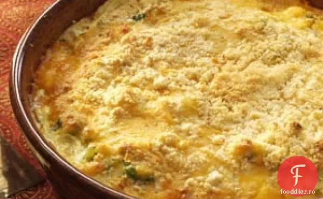 Plăcintă cu curcan cu broccoli