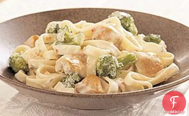 Ușor de pui și broccoli Alfredo