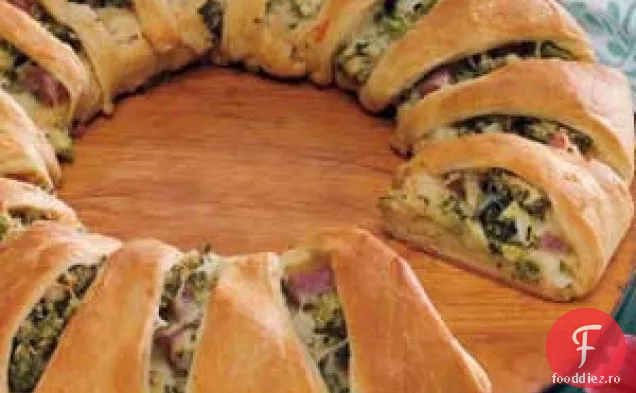 Inel de șuncă cu broccoli