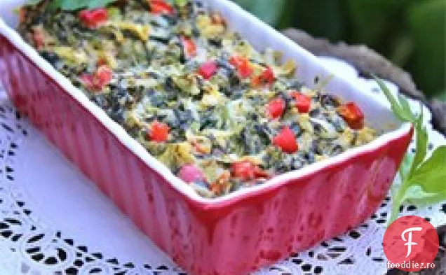 Dip fierbinte de spanac de sărbători