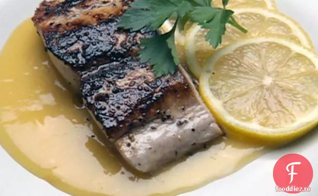 Mahi-Mahi cu sos de portocale Beurre Blanc