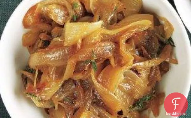 Ceapa Caramelizata Cu Reteta De Cimbru