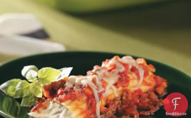 Manicotti cu cârnați picant