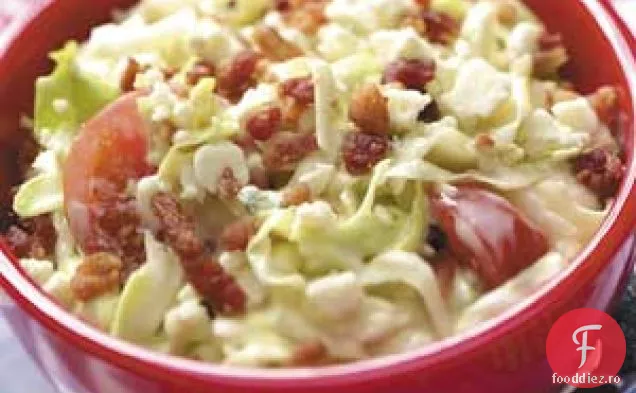 Slaw roșu, alb și bleu