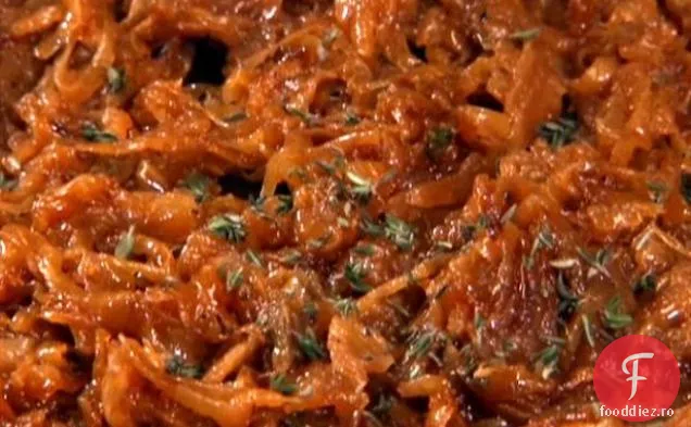 Ceapa caramelizata cu cimbru