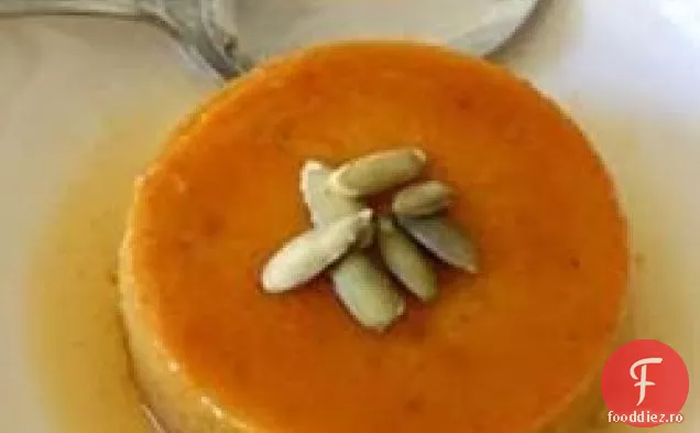Flan de dovleac cu conținut scăzut de grăsimi