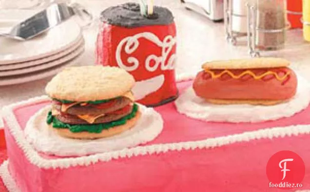 Tort Burger și Hot Dog
