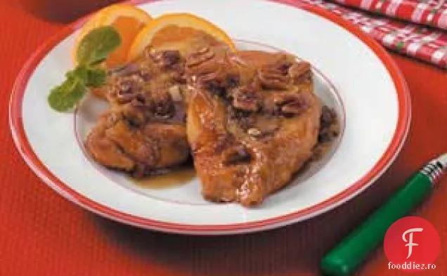 Pâine prăjită cu nuci pecan peste noapte