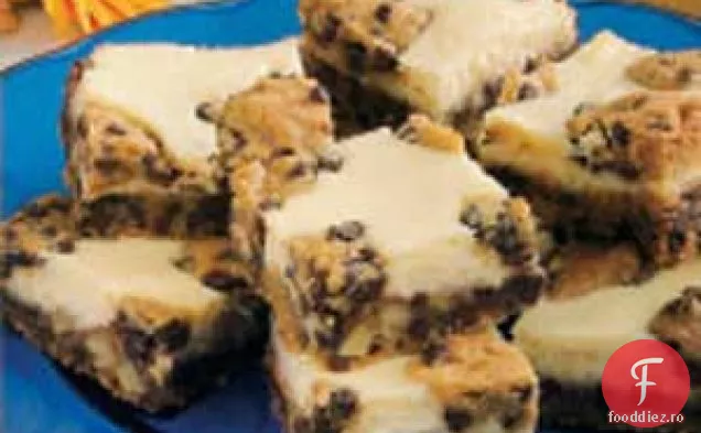 Batoane Cheesecake cu Chip de ciocolată