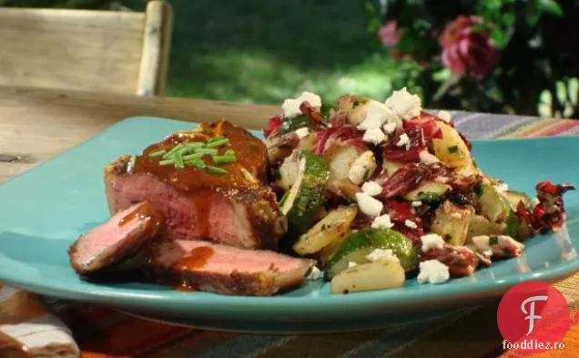 Cotlete de miel la gratar cu sos gratar cu mustar