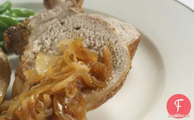 Grătar De Carne De Porc, Ceapă Caramelizată Și Arțar