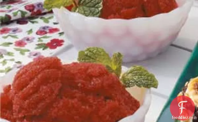 Gheață italiană de căpșuni
