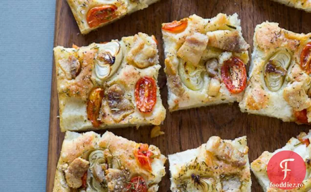 Rețetă Focaccia Cu Burtă De Porc Și Ceapă Cippollini