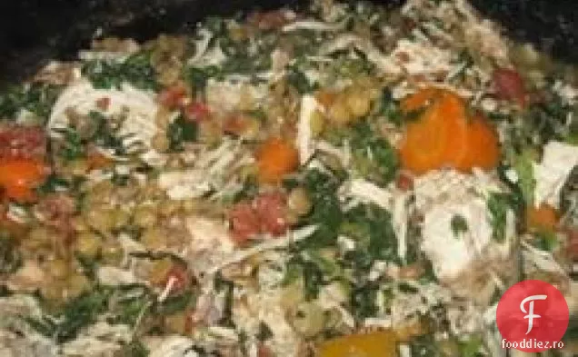 Tocană de legume delicioasă de pui