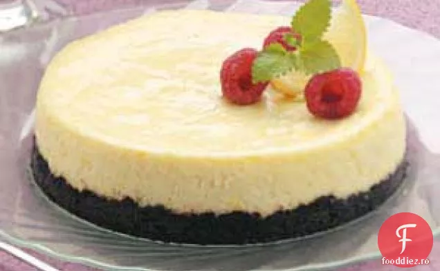 Cheesecake cu mousse de lamaie