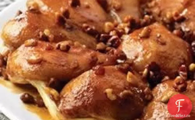 Tarte Tatin cu pere si nuci