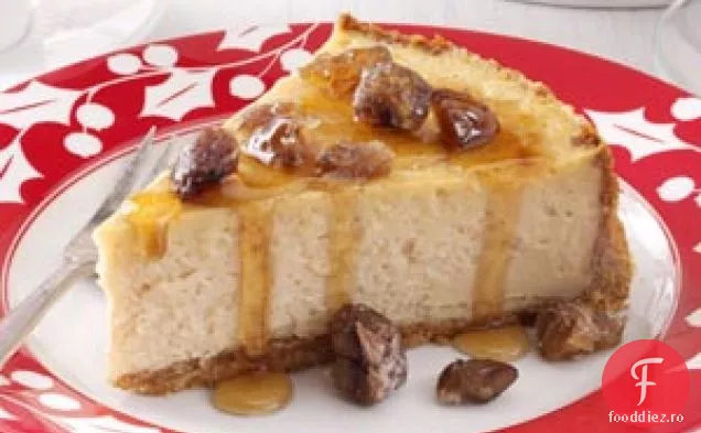 Cheesecake cu arțar și castane