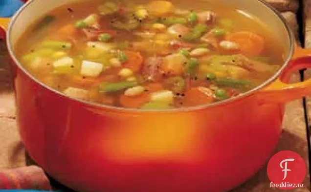 Supă de șuncă și legume