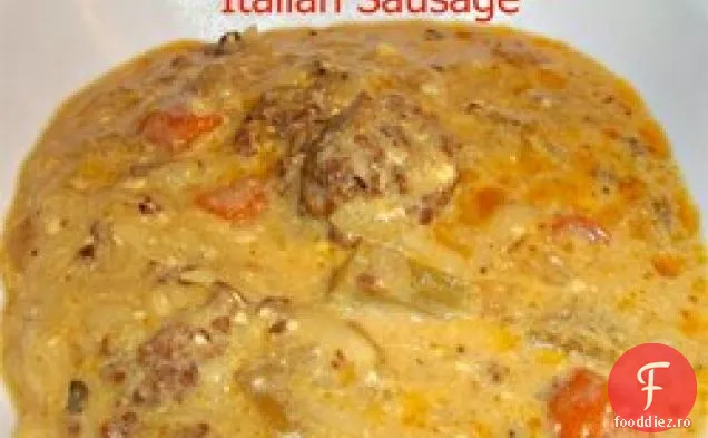 Supă de legume Cheeseburger