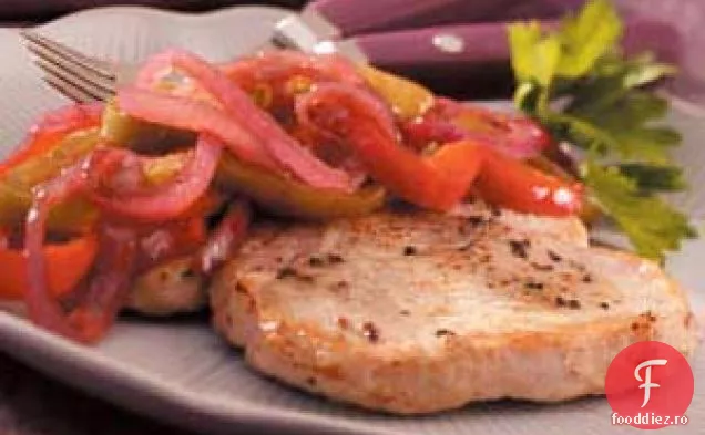 Carne de porc cu piper dulce