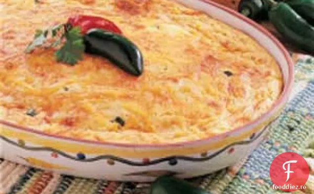 Pâine cu lingură de porumb cu brânză