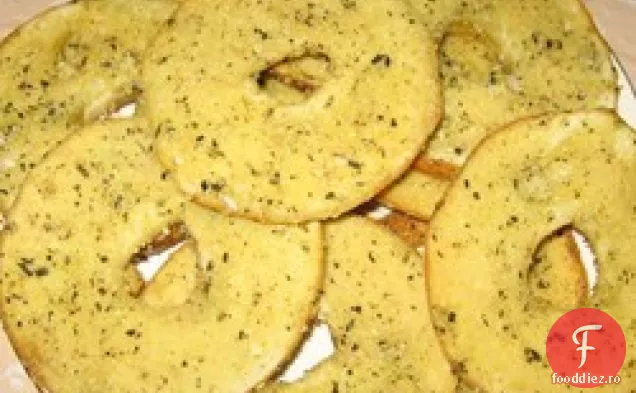 Chips-uri cu sare și usturoi