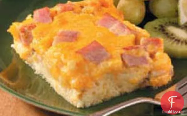 Strate de șuncă Cheddar