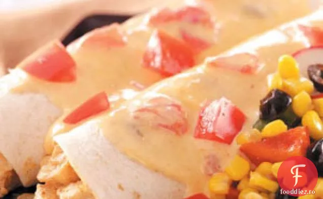 Enchiladas cu brânză și pui
