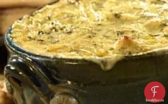 Dip de crab cu spanac și anghinare