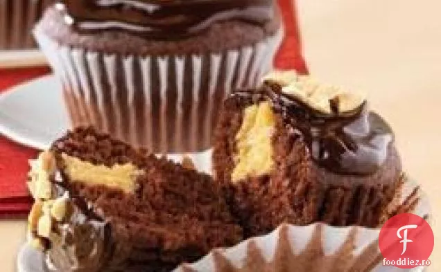 Cupcakes cu ciocolată și unt de arahide de KRAFT