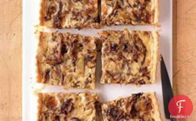 Quiche De Ceapă Caramelizată Și Gorgonzola