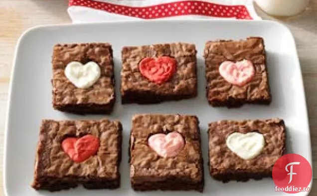 Brownie-uri Valentine Heart