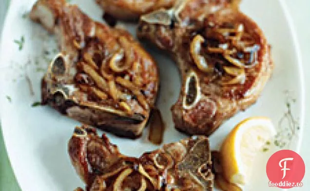 Cotlet De Porc Cu Compot De Ceapă