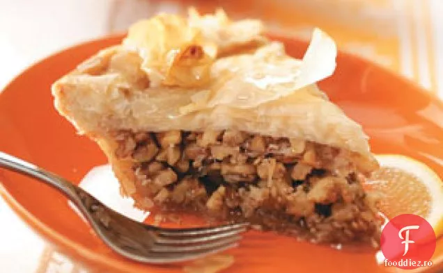 Plăcintă grecească cu miere și nuci