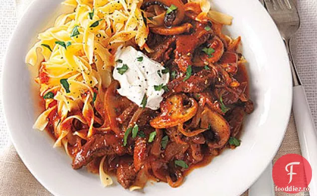 Stroganoff De Vită