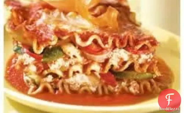 Lasagna cu legume fără fierbere