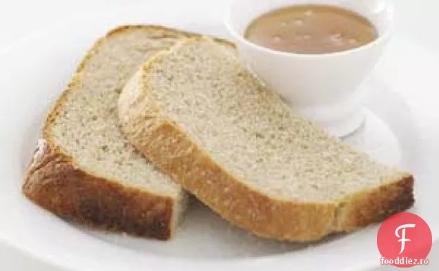 Pâine cu miere-grâu cu fulgi de ovăz